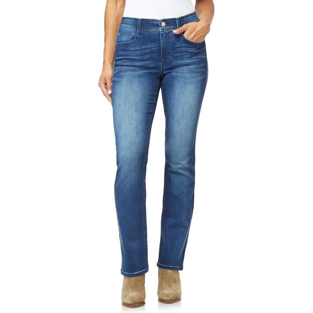 Bootcut Jeans Women Stretch Denim Figure Enhancing Casual Stylish Comfortable